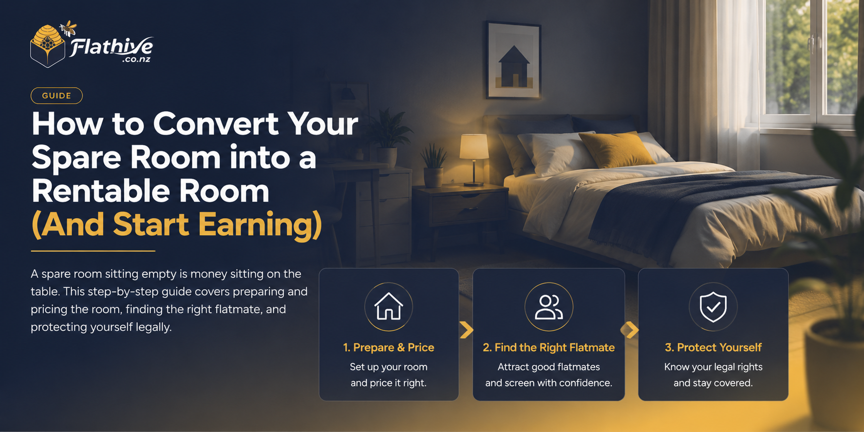 How to Convert Your Spare Room into a Rentable Room (And Start Earning)