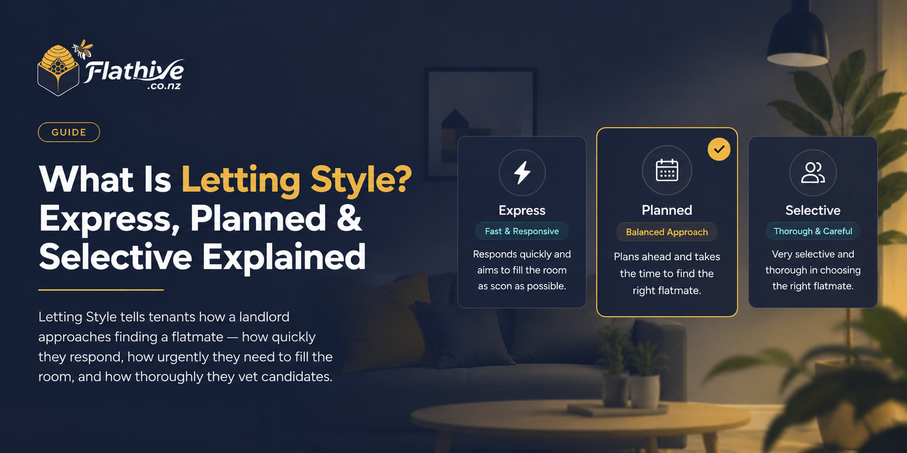 What Is Letting Style? Express, Planned & Selective Explained
